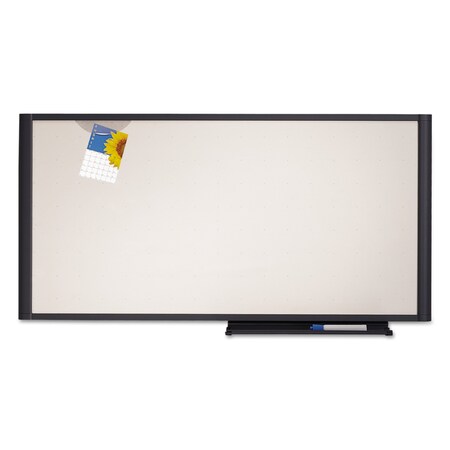 Quartet Erase Whiteboard, 36"x18", White Surface, Dry Erase, Fiberboard; Plastic Frame, White WM3618